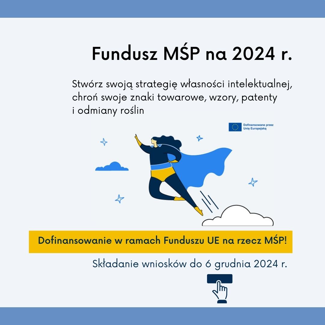 dofinansowanie w ramach Funduszu UE na rzecz MŚP