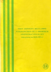 Tekst jednolity regulaminu wykonawczego PCT i instrukcji administracyjnych PCT