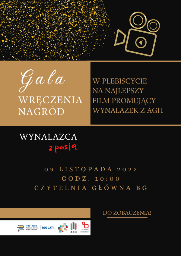 Gala wręczenia nagród w plebiscycie filmowym Wynalazca z pasją. Europejski Dzień Wynalazcy, 8.11.2022
